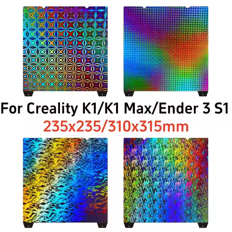 Creality K1 Max Build Plate 3D Printer Heat Paper Creality k1 Build Plate Smooth H1H PEO PET Texture