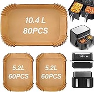 Pack of 200 Baking Paper for Hot Air Fryer, Ninja Foodi AF500EU 10.4L Airfryer, Ninja Flex Drawer 10