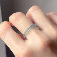 寶淇 - 竹節藍水翡翠戒指 - 天然A貨翡翠
