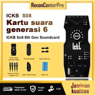 ICKB so8 Gen 6 Mikropon Live Streaming Kartu Suara Bluetooth Kualiti Tinggi Mudah Alih Untuk Telefon