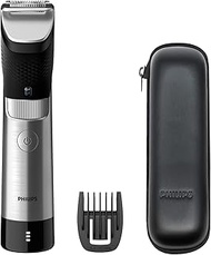 Philips Beard & Trimmer for Men, 9000 Prestige, 20 Length Settings, SteelPrecision Blades, UK 3-Pin 