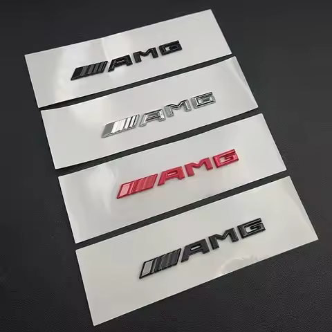 3D ABS Small Car Console Fob Sticker Logo AMG Emblem Badge For Mercedes Benz A B C E S GLA CLA GLC G