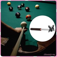 [ChiwanjicdMY] Retractable Billiards Cue Stick with 1 Piece Removable Bridge Head, Billiards Pool Cue Accessory for Pool Table