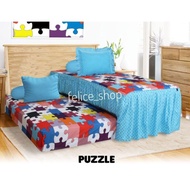 4KAKI MOTIF SPREI ANAK-ANAK TERBARU DORONG BED 2IN1 CALIFORNIA TERLARI