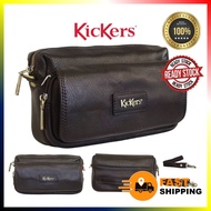 KICKERS ORIGINAL COW LEATHER 2 IN 1 CLUTCH SLING BAG CROSSBODY BEG LELAKI KULIT ORIGINAL LEMBU ASLI 