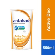 Antabax Antibacterial Shower Cream Refill Pack Active Deo 550ml