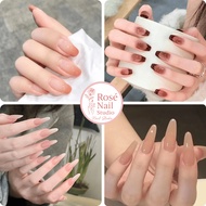 Nail Box Smooth Jelly Tone Box 24-30 Nail Box Simple Style Free 5 Nail Accessories | Rosé Nail Studi