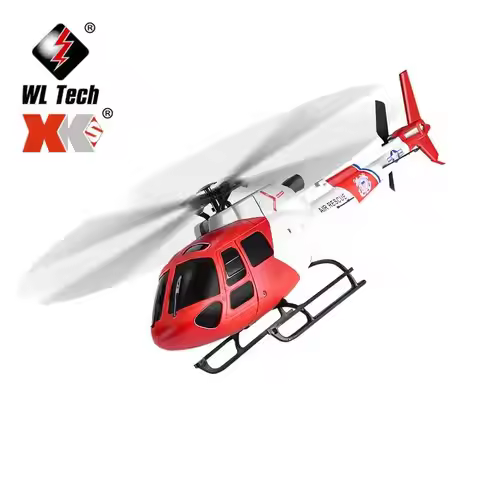 WLToys XK K150 AS350 RC Helicopter 4CH Flybarless Air Rescue RC Model With Altitude Hold Optical Flo