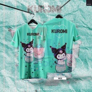 DJSPORT Jersey KUROMI Microfiber Short Sleeve PLUS SIZE / Size : S-10XL / Jersey Cartoon
