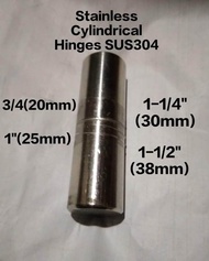 Stainless  Cylindrical Hinges SUS304 (3/4,1,1-1/4,1-1/2)