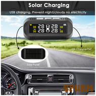 [SPORM] Tire Pressure Monitor System English APP Solar Power USB tmps 70 mai Car Tyre Pressure Senso