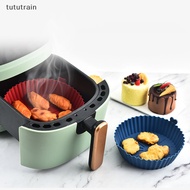 tututrain Air Fryers Oven Baking Tray Fried Chicken Basket Mat Airfryer Silicone Bakeware TT