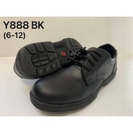 YYPOLO Y888BK PVC FORMAL SHOES SIZE 6-12