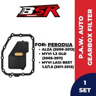 P.A.W. Auto Transmission Filter with Gasket (Paper) For Myvi Lagi Best/ Myvi Old/ Alza Old (35330-97