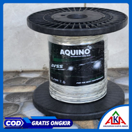 Kabel Bintik Otomotif AQUINO 100M Meter Tunggal Serabut Anti Bakar 0.3mm 0.5mm 0.75mm 0.85mm