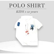 Shirt white giordano wangkiPOLO for boys 1-12 years | T-shirt original giordano boys'POLO