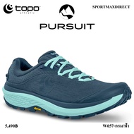 TOPO รุ่น Pursuit TOPO Women's Trail - Navy- Sky รองเท้าวิ่งผู้หญิง (W057-กรม/ฟ้า)