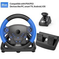 PS4 Racing Gaming Steering Wheel 4 in 1 Support PC Android PS3