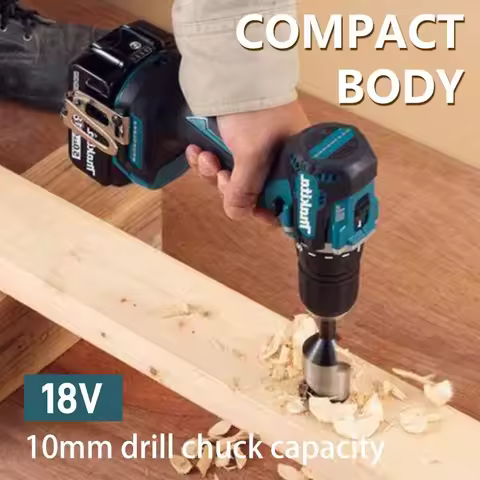Makita DDF487 10mm 18V Screwdriver Brushless Electric Drill Impact Drill Of Decoration Team Power To