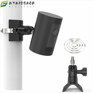 MIOSHOP Camera Pole Mount Bracket, Plastic Metal Clamp Security Camera Holder, Adjustable Rust Resis