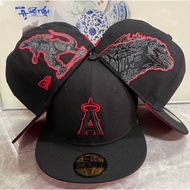 AAAA high quality Los Angeles Angels flat brim baseball cap fashionable hip hop cap joint Godzilla b