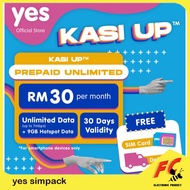 YES Kasi Up Prepaid Unlimited 30 (unlimited/30 Days Validity) [Search Number] Fast Delivery