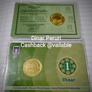 Termurah Koin Dinar Sertifikat Peruri Emas Murni 1 Dinar Non COD