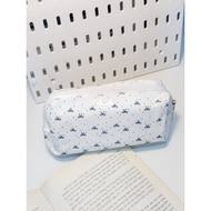 Ribbon Canvas Pen Bag 20x9x6cm – Thick Fabric Pen Bag, Firm Zipper | Papaya Stationery