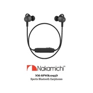 [SG Fast Ship] Nakamichi SPWR1093D Sports Bluetooth Earphones Dynamic Balance Armature Dual Driver Cable In Ear NM