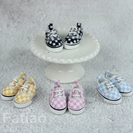 [Fatiao Doll Shop] Plaid Cloth Shoes Multicolor/OB11 OBITSU Azone P Body picconeemo