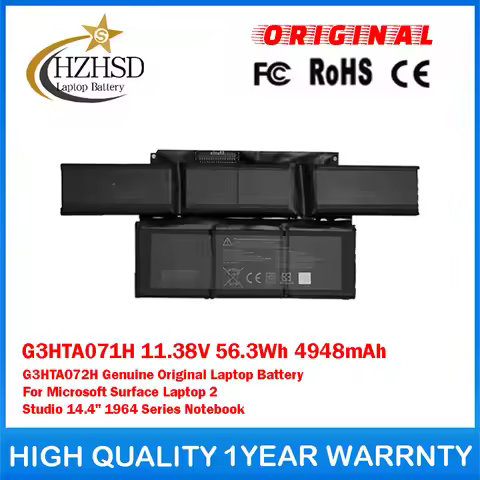 G3HTA071H 11.38V 56.3Wh 4948mAh G3HTA072H Genuine Original Laptop Battery For Microsoft Surface Lapt