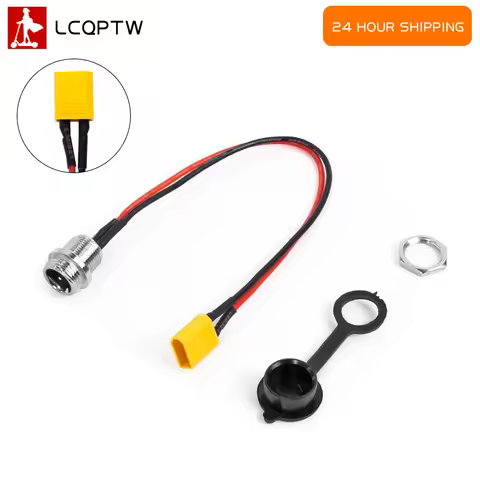 3 Pins Charging Port GX16 for VSETT 8 8+ 9 9+ 10+ ZERO 8 9 10 8X 10X 11X Speedual Electric Scooter X