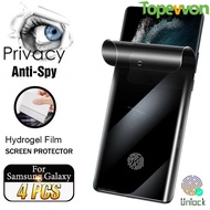 2-4 Pcs Hydrogel Privacy Film For Samsung Galaxy S25 S24 S23 S22 S21 S20 Plus Ultra Note 20 10 9 S10