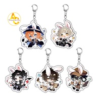 Bungo Stray Dogs Anime Keychain Atsushi Dazai Ryunosuke Nakahara