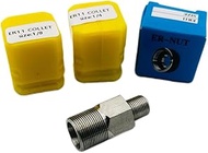 ER11 Collet Adapter with collets for Milwaukee M12 polisher/sander