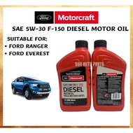 Ford Motorcraft Fully Synthetic SAE 5W-30 F-150 Diesel Motor Oil