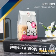 [ 12 PCS ] Plastik Kantong Kue Karakter | Plastik Kemasan Cookies | Plastik Packaging Cemilan Kartun