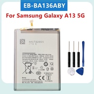 แบตเตอรี่แท้ Samsung Galaxy A13 5G2023 EB-BA136ABY 4900mAh/5000mAh แถม อุปกรณ์ ซ่อมไขควง *แบตเตอร