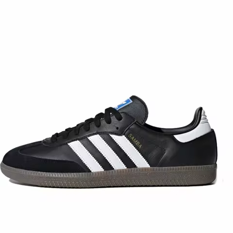 Adidas trendy fashion versatile comfortable wearable non-slip low-top skateboard shoes unisex black 