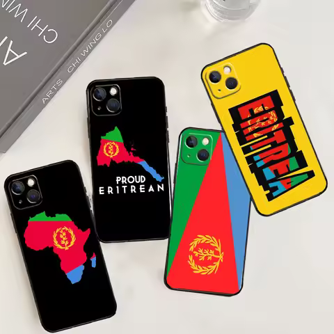 Eritrean Flag Phone Case For iPhone 15 16 Pro Max 11 12 13 14 Pro Max 7 8 Plus X XS XR 12 13 Mini Co