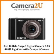 Red Buffalo Snap-6 Digital Camera 2.7K 48MP Light Versatile Compact Camera Snap 6