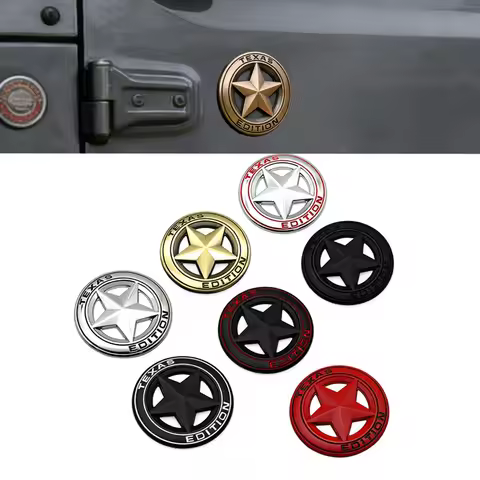 Grand Cherokee 4x4 sticker 3D metal TEXAS EDITION car decoration sticker for 4x4 off-road vehicles J