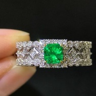 哥倫比亞祖母綠戒指 0.5克拉