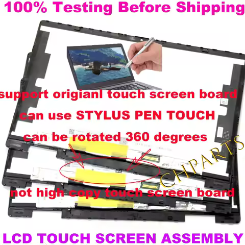 For hp Pavilion X360 14-EK Series 14-ek0013dx 14" LCD Touch Screen Assembly Laptop Display 30pins 60