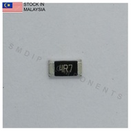 10PCS Taiwan-Grade 4.7R ±5%, 0805 SMD Resistor (4R7)