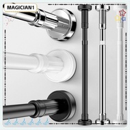 MAGICIAN1 Clothes Drying Rack, Stainless Steel No-Drill Telescopic Pole, Durable Hollow 35-80cm Adjustable Curtain Rod for Balcony Bathroom