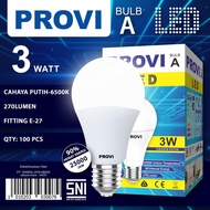 PROVI 3W 3WATT LED LIGHT BULB 1 YEAR WARRANTY LED BULB