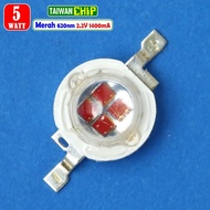 MATA MERAH Hpl 5W 620nm 625nm Red Eyes LED Red 4 Chip 2V Brake Sign Decoration Studio Shooting Flash