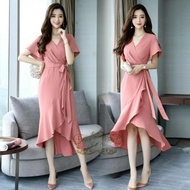 Baju Dress Pesta Kondangan Natal Style Korea Trandy Terbaru 2021 Dress