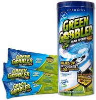 Green Gobbler DRAIN OPENER PACS  Hair Clog Remover  Toilet Clog Remover  Sinks & Tub Drain Cleaner